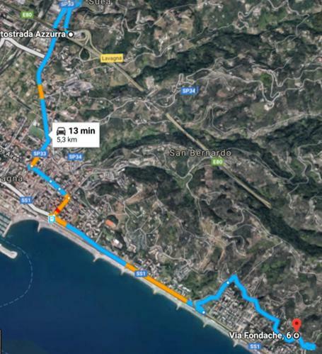 Villa Vista Mare Lavagna Exteriér fotografie
